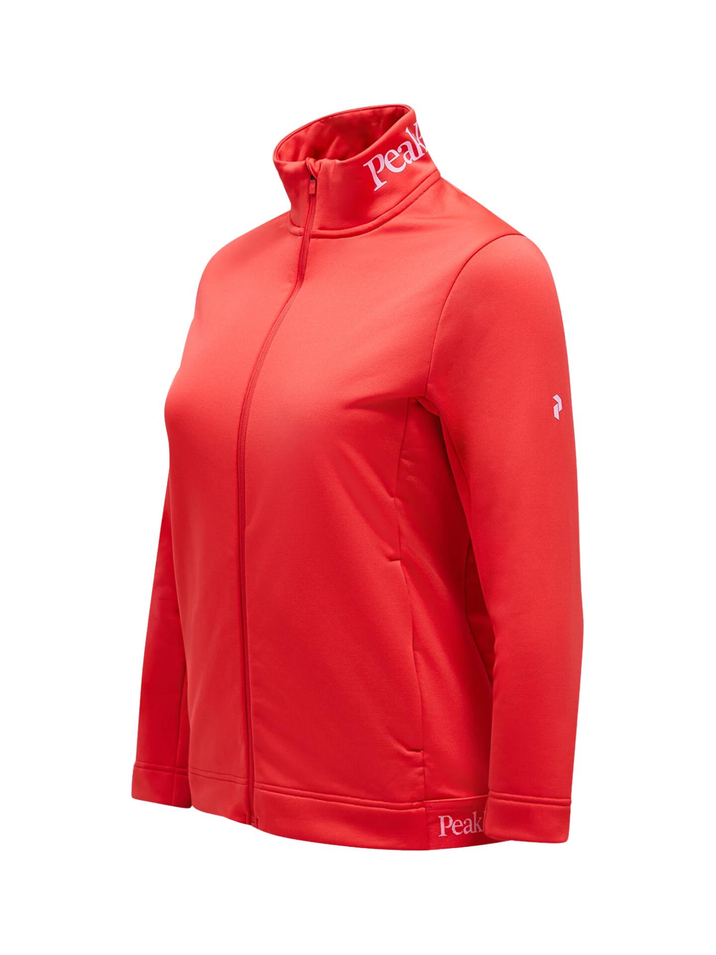 Bluza Peak Performance damska Rider Tech Zip Jacket czerwona - M 5/6