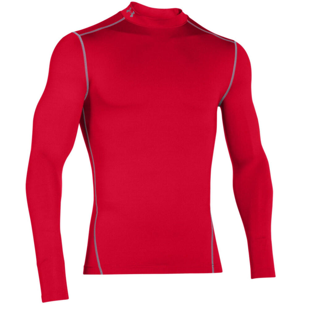 Under Armour - Tee-shirt Compression Under Armour Coldgear - T-shirt Manches Courtes - Rouge - 48 Xl - Decathlon