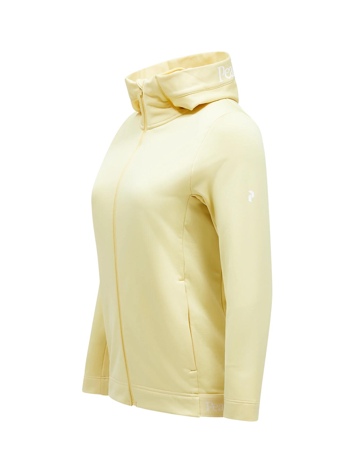 Bluza Peak Performance damska Rider Tech Zip Hood żółta - L 5/6