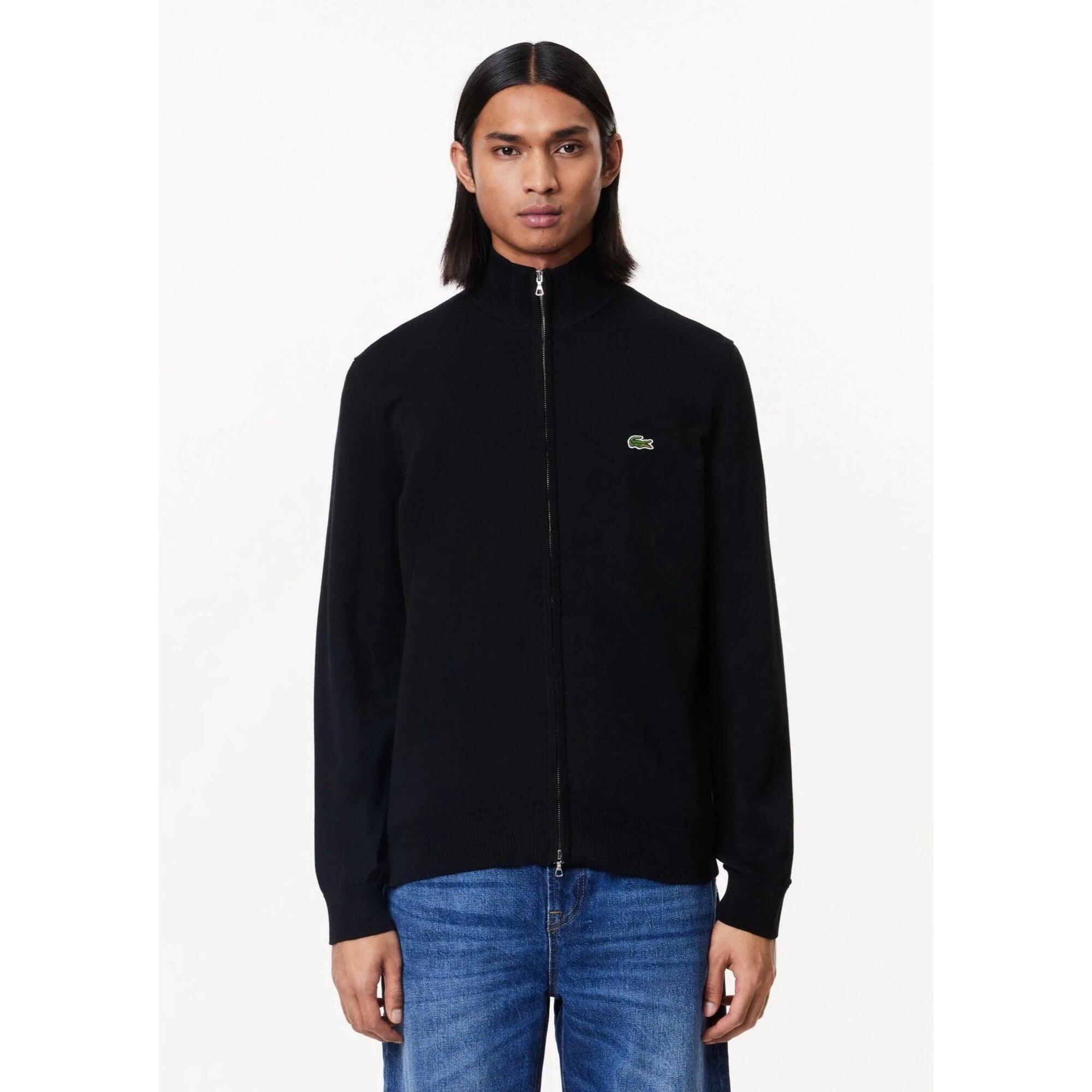 Lacoste - Gilet Zippé Lacoste - Homme - Gilet Manches Longues - Noir - 48 Xl - Decathlon