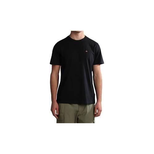 t-shirt crop top SALIS SS SUM HOMME noir 1/6