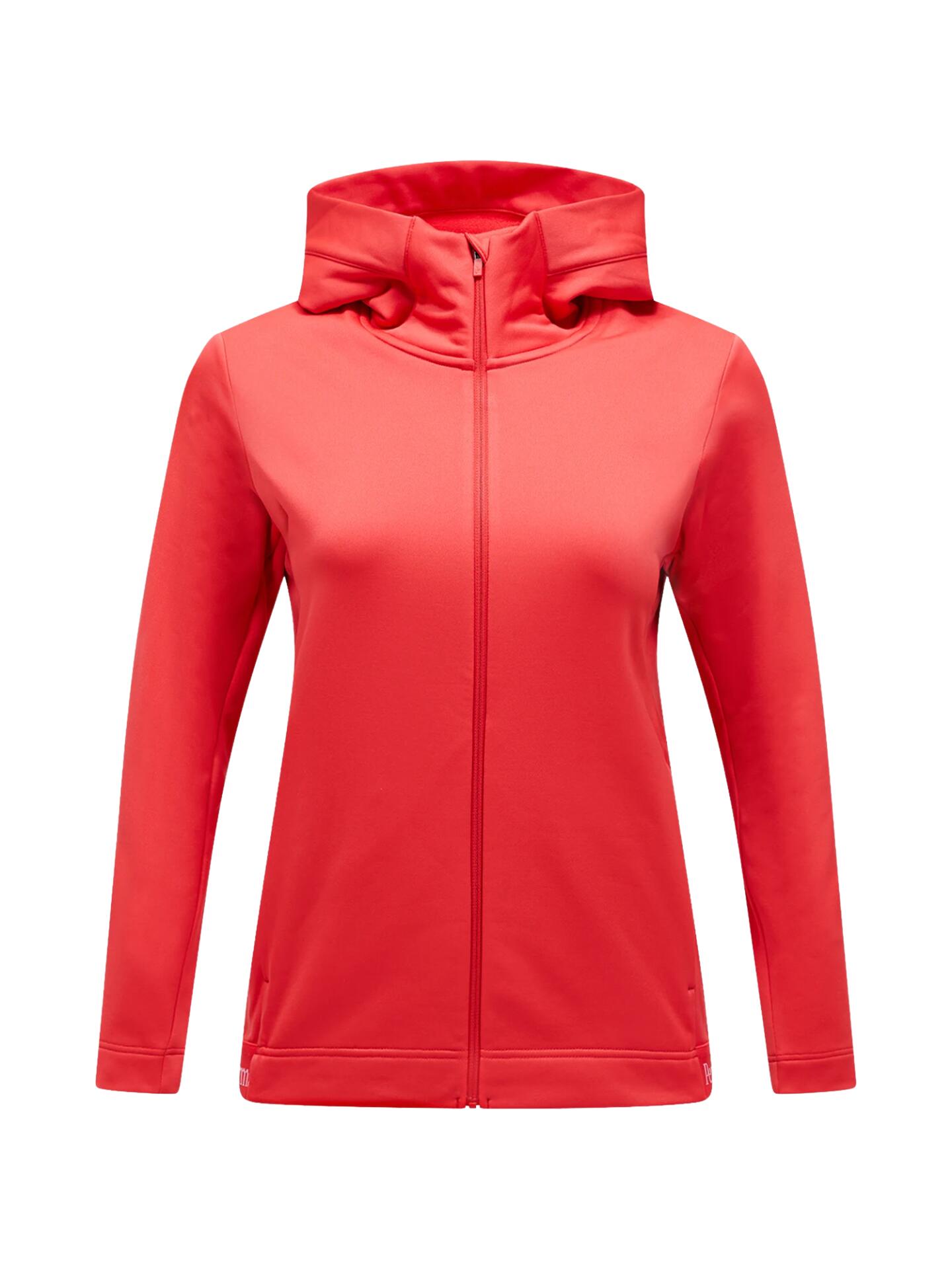 Bluza Peak Performance damska Rider Tech Zip Hood czerwona - L 3/6