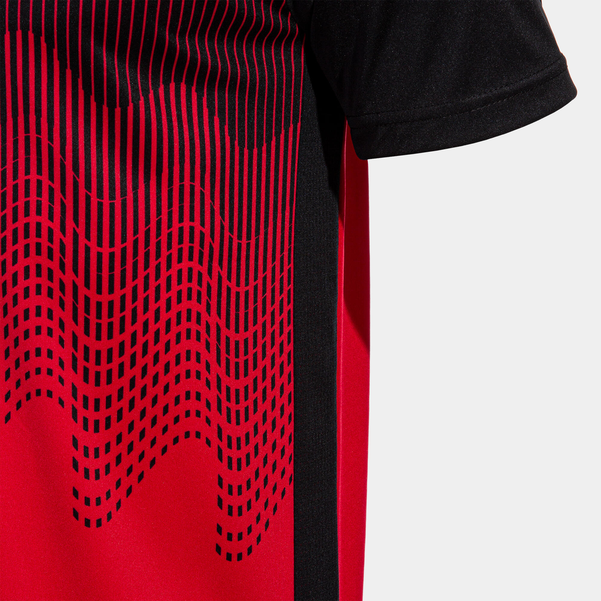 T-Shirt Manga Curta Futebol Criança Joma Tiger VI Vermelho 5/5