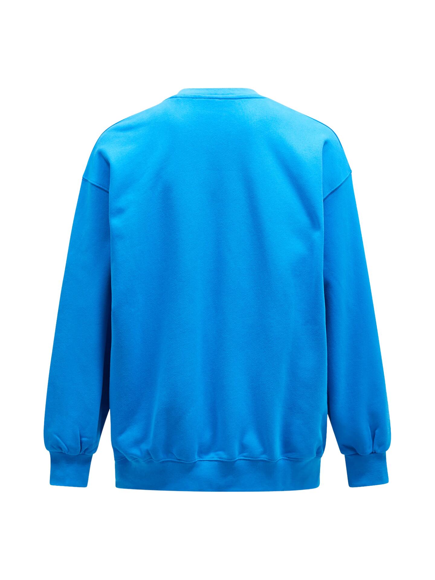 Bluza Peak Performance męska Original Terry Crew niebieska - M 4/6