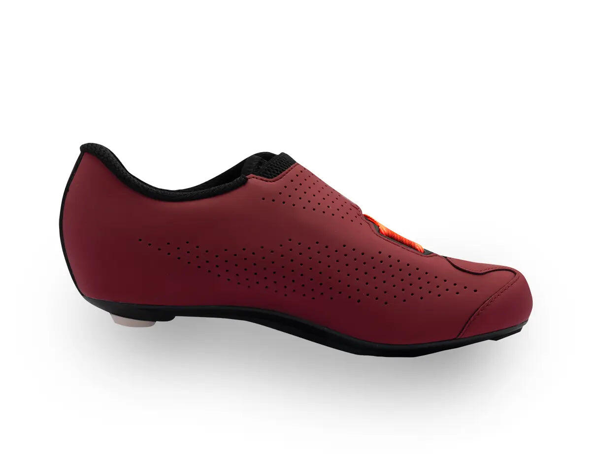 Zapatos de mujer PRIMA en color burdeos/rojo coral 2/6