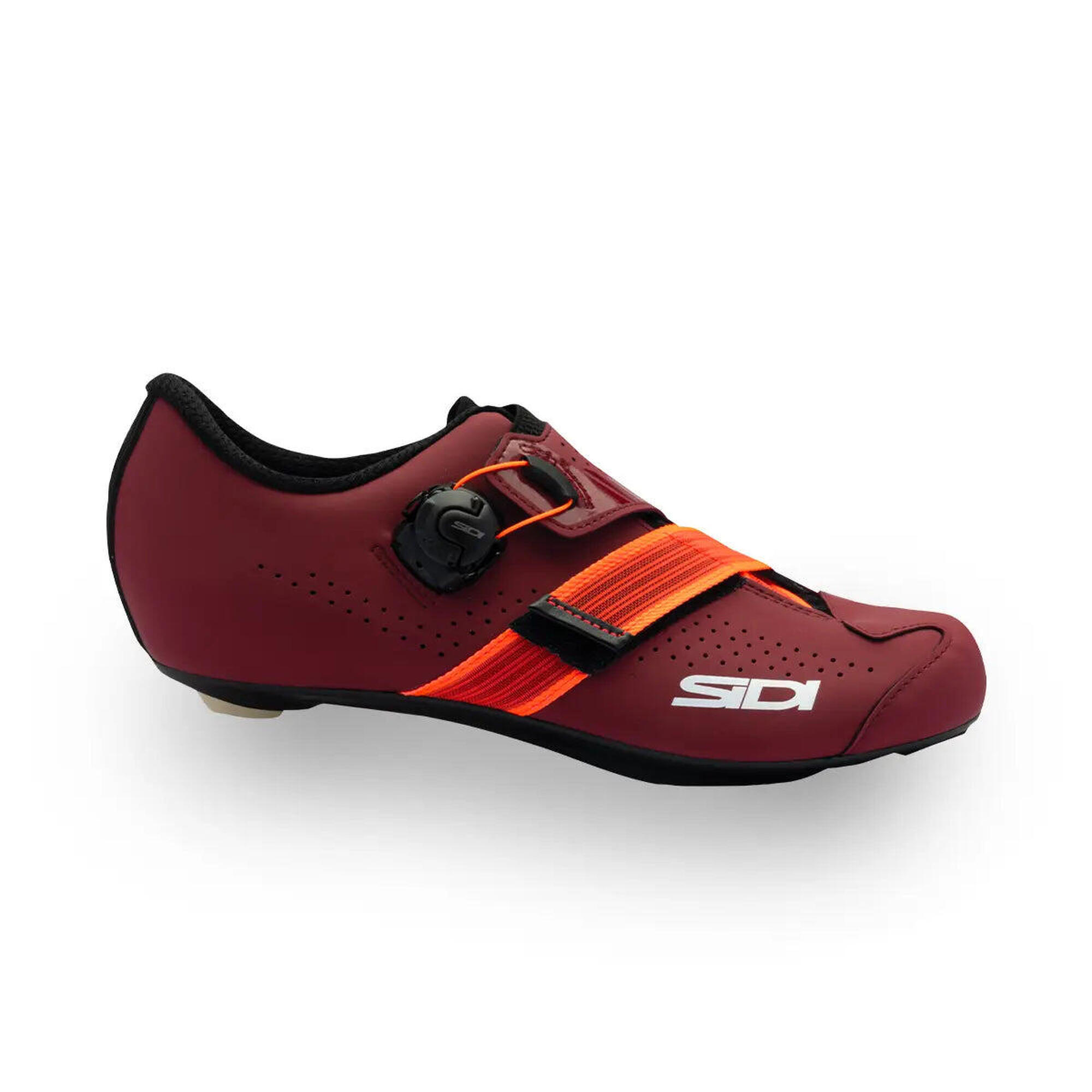 Sidi - Chaussures Prima Femme Rouge Cabernet/corail - Chaussures De Vélo - Orange|rouge - 38.5 - Decathlon