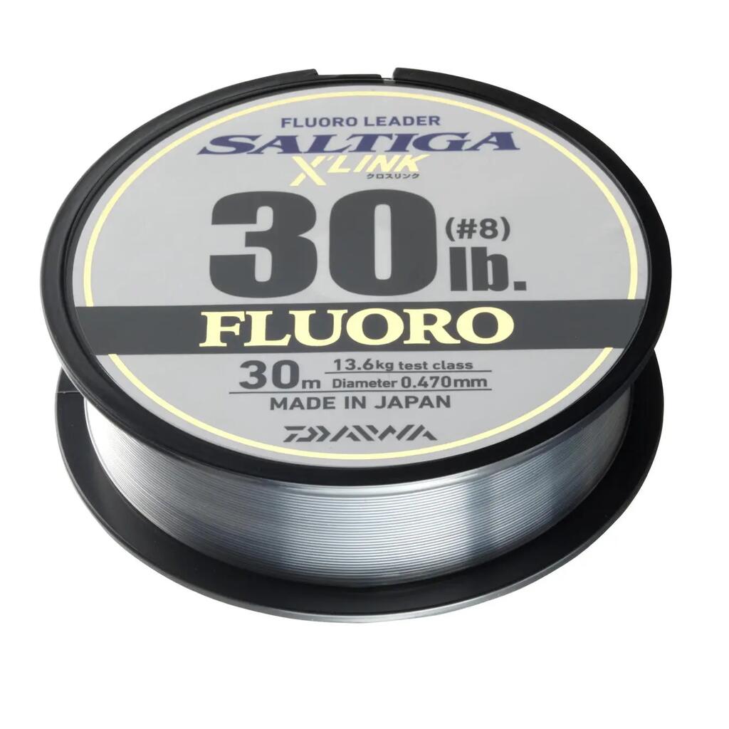 Флуорокарбонов лидер Daiwa Saltiga FC Leader X Link 0.28 мм, 12 lbs, 30 м