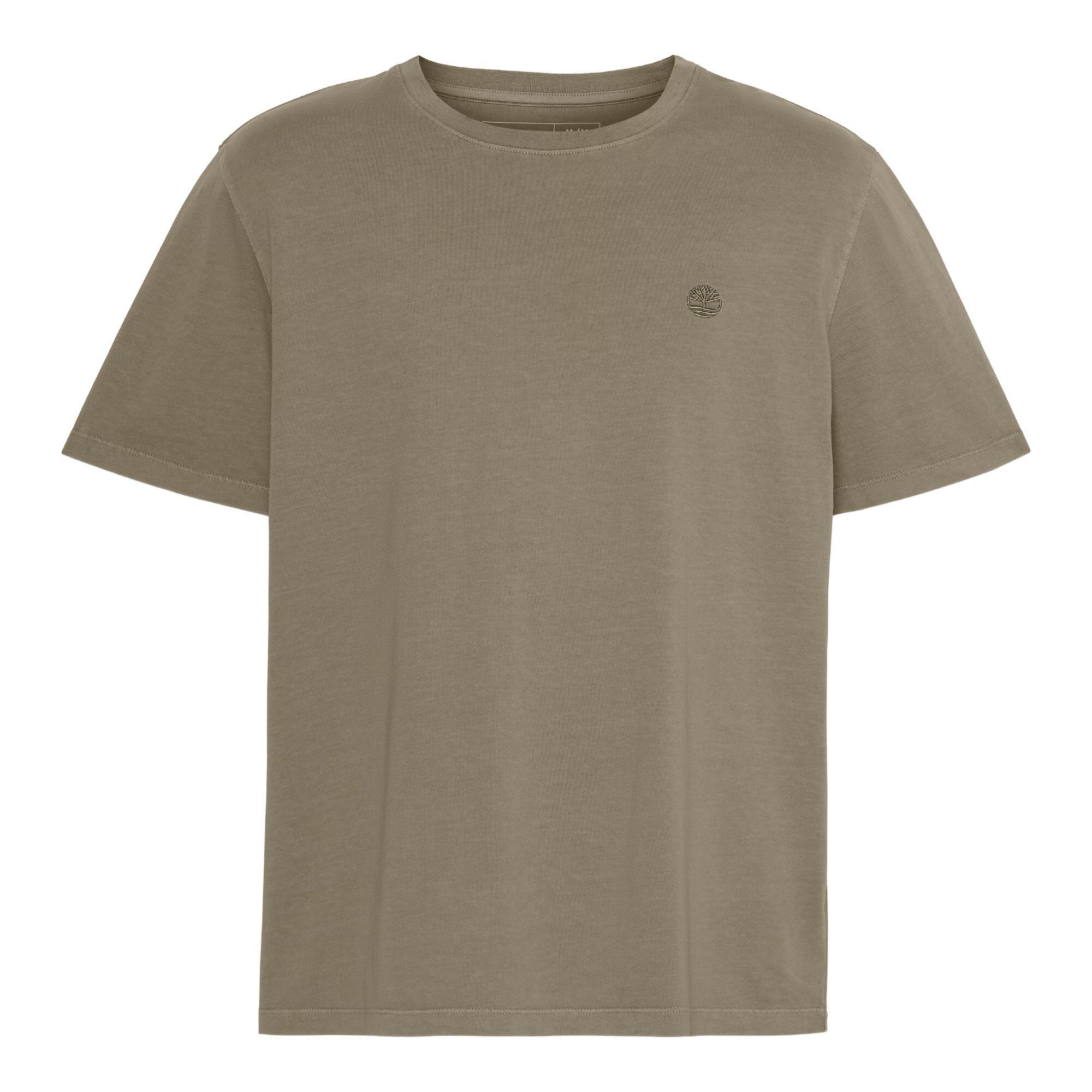 T-shirt Garment-Dyed Groen - TB0A5YAYA58 3/4