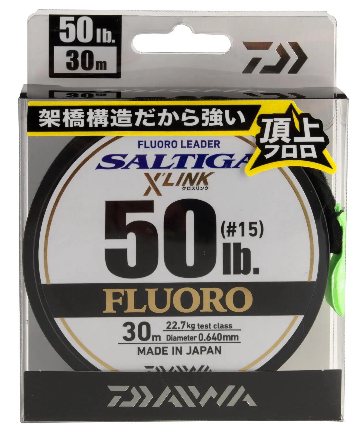 Daiwa Saltiga FC Leader X Link fluorocarbon horgász zsinór 0,28 mm/12 lbs/30 m 2/2