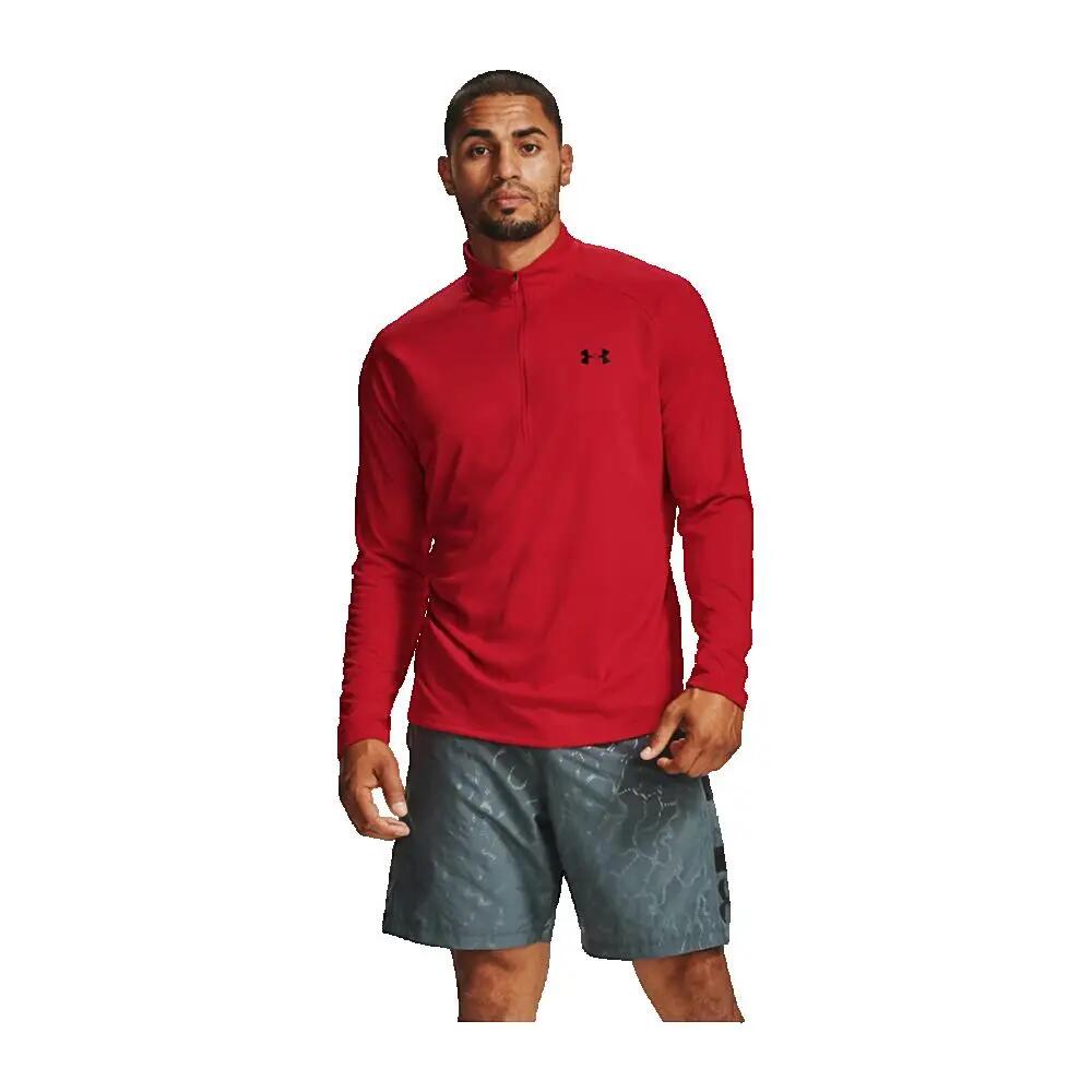 Camiseta Hombre Under Armour Tech Rojo 2/3
