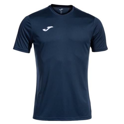 Maillot Manches Courtes Football Homme Joma Olimpiada Bleu Marine