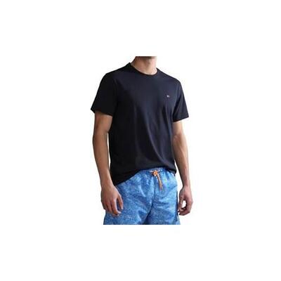 Crop top t-shirt salis ss sum heren blauw