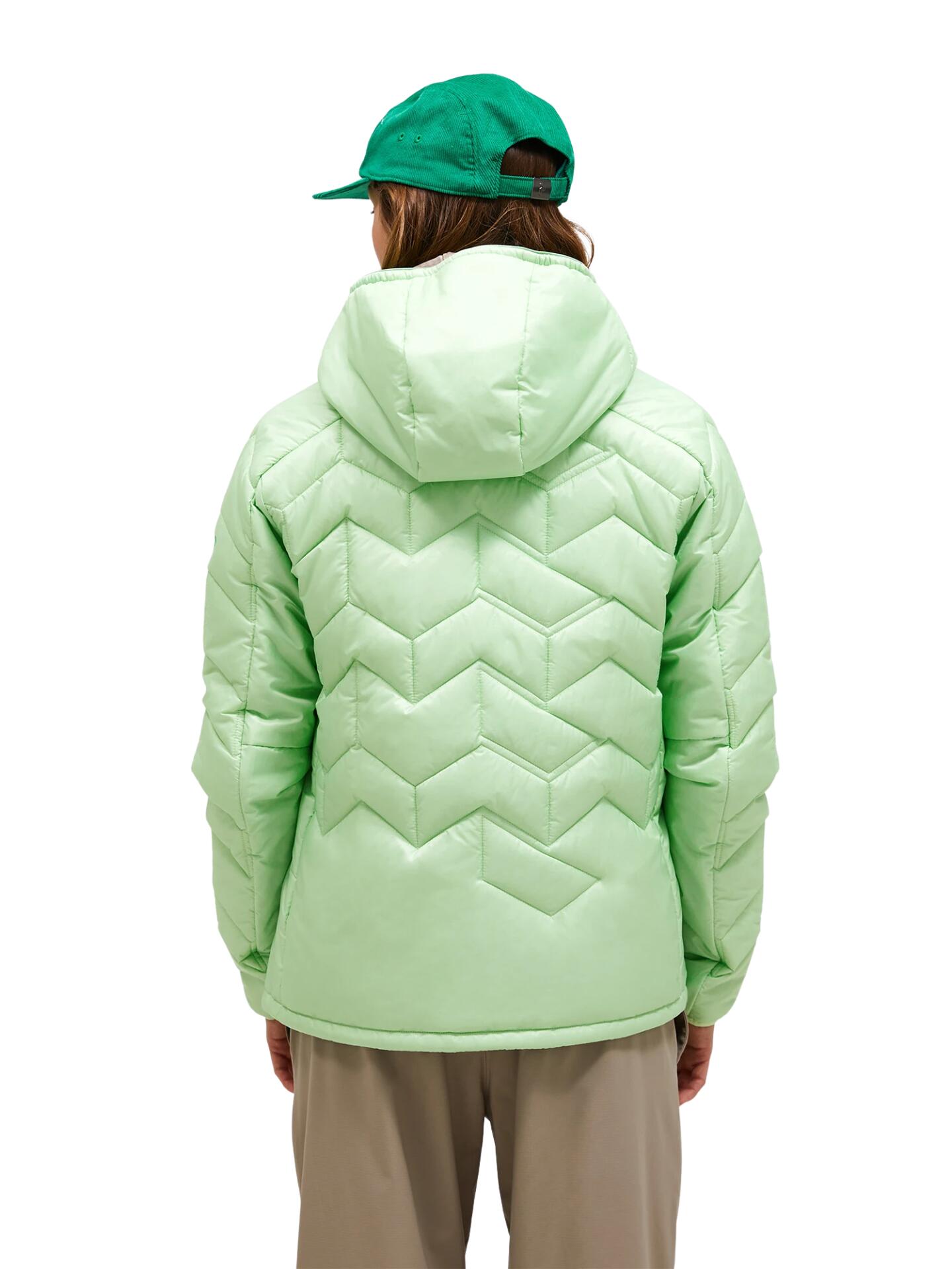 Kurtka Peak Performance damska Elevate Liner Hood Jacket zielona - XS 2/6