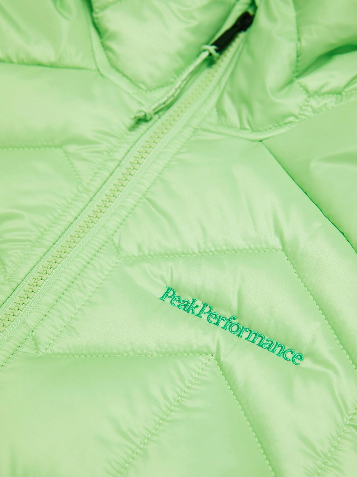 Kurtka Peak Performance damska Elevate Liner Hood Jacket zielona - XS 6/6