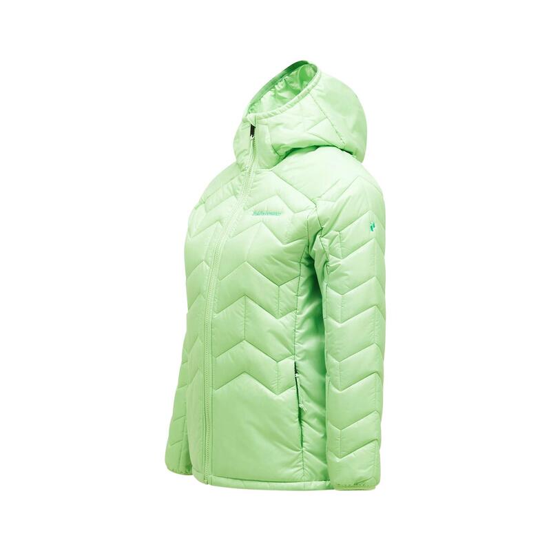 Kurtka Peak Performance damska Elevate Liner Hood Jacket zielona - M