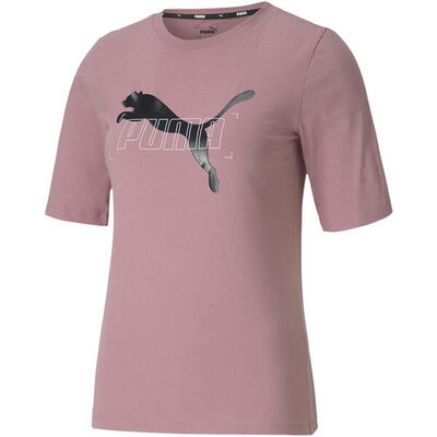 T-shirt puma nu-tility t-shirt. paars. dames