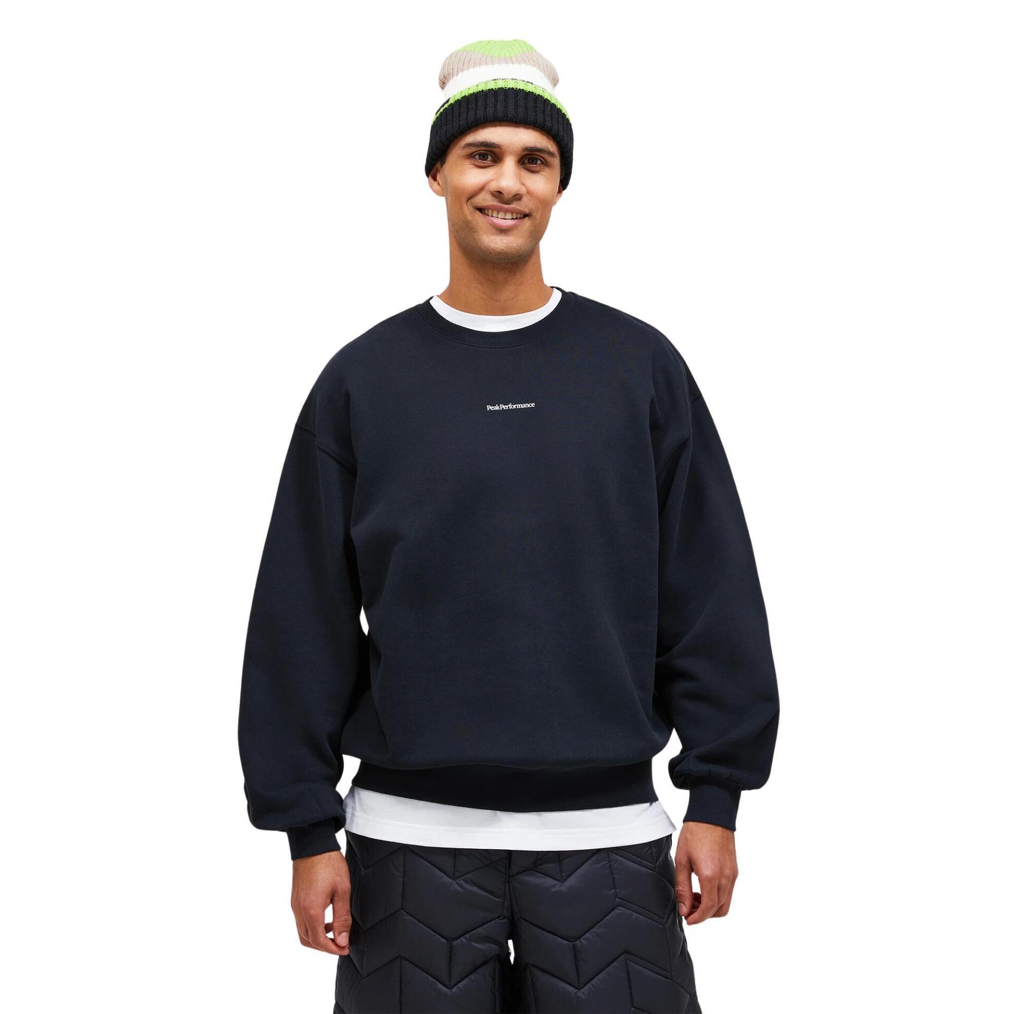 Bluza Peak Performance męska Original Terry Crew czarna - L