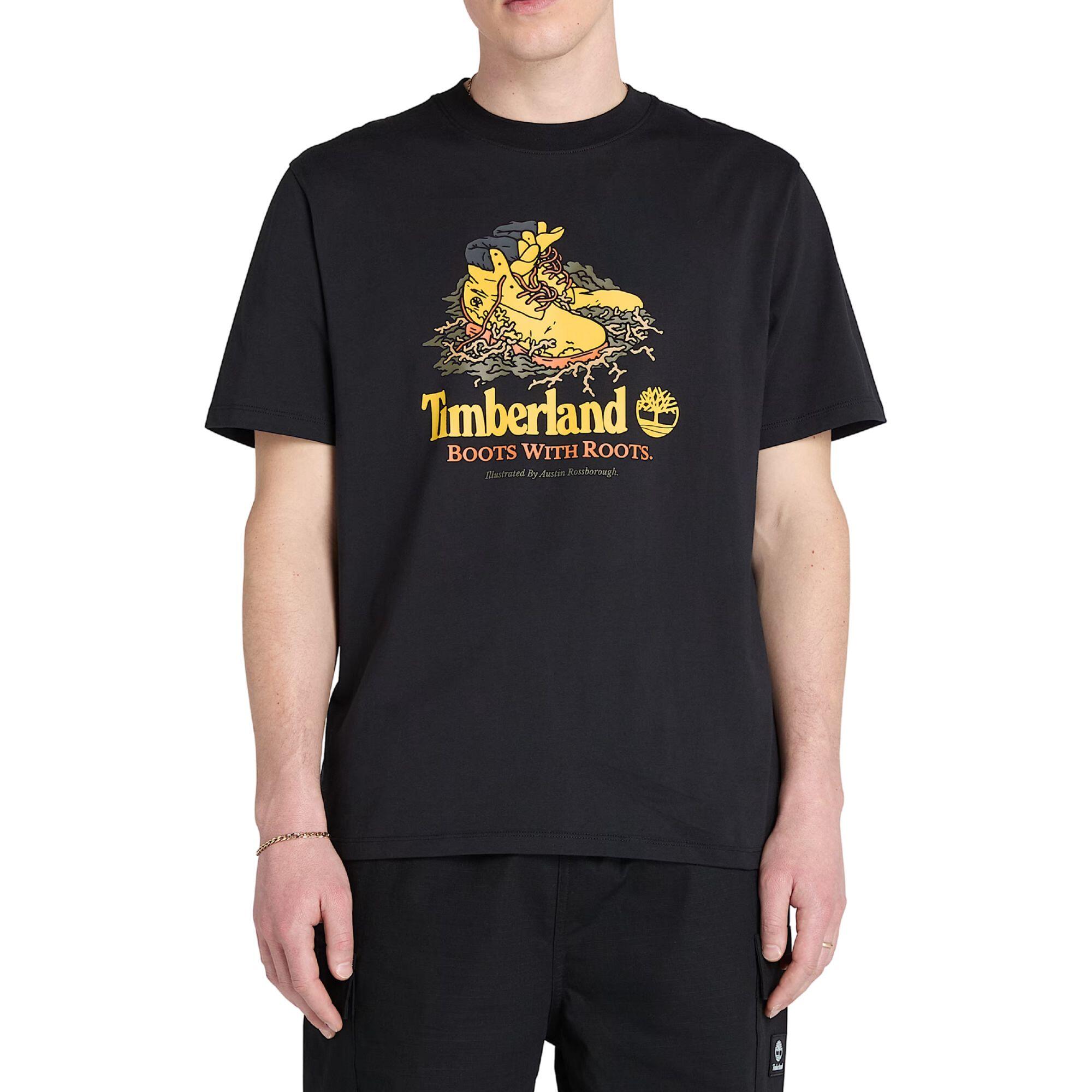T-shirt Front Boot Graphic Zwart - TB0A6DJ1001 3/4