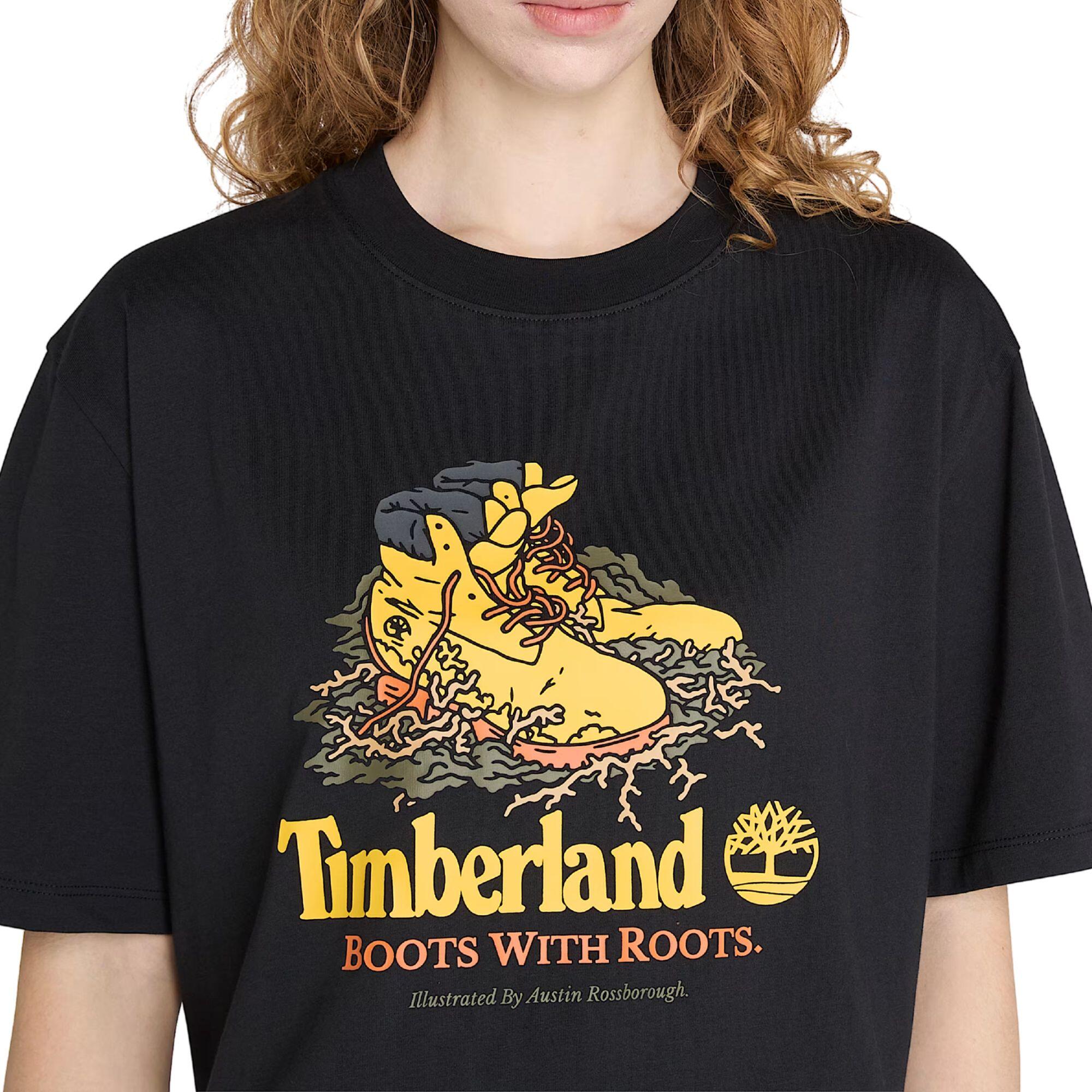 T-shirt Front Boot Graphic Zwart - TB0A6DJ1001 4/4