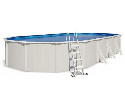 Piscine hors sol ovale en acier robuste et élégante qualité supérieure