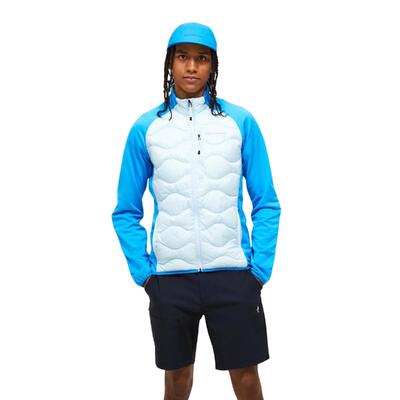 Kurtka Peak Performance puchowa męska Helium Down Hybrid Jacket niebieska - XL