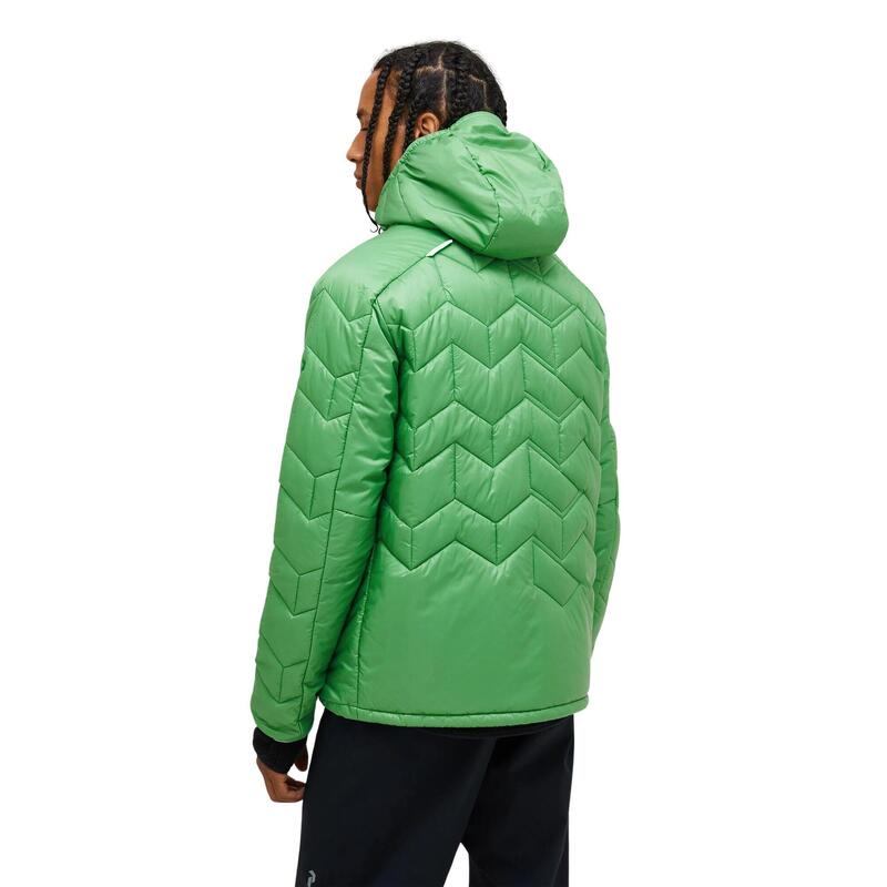 Kurtka Peak Performance męska Elevate Liner Hood zielona - XXL