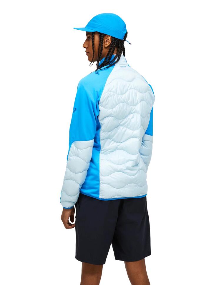 Kurtka Peak Performance puchowa męska Helium Down Hybrid Jacket niebieska - XL