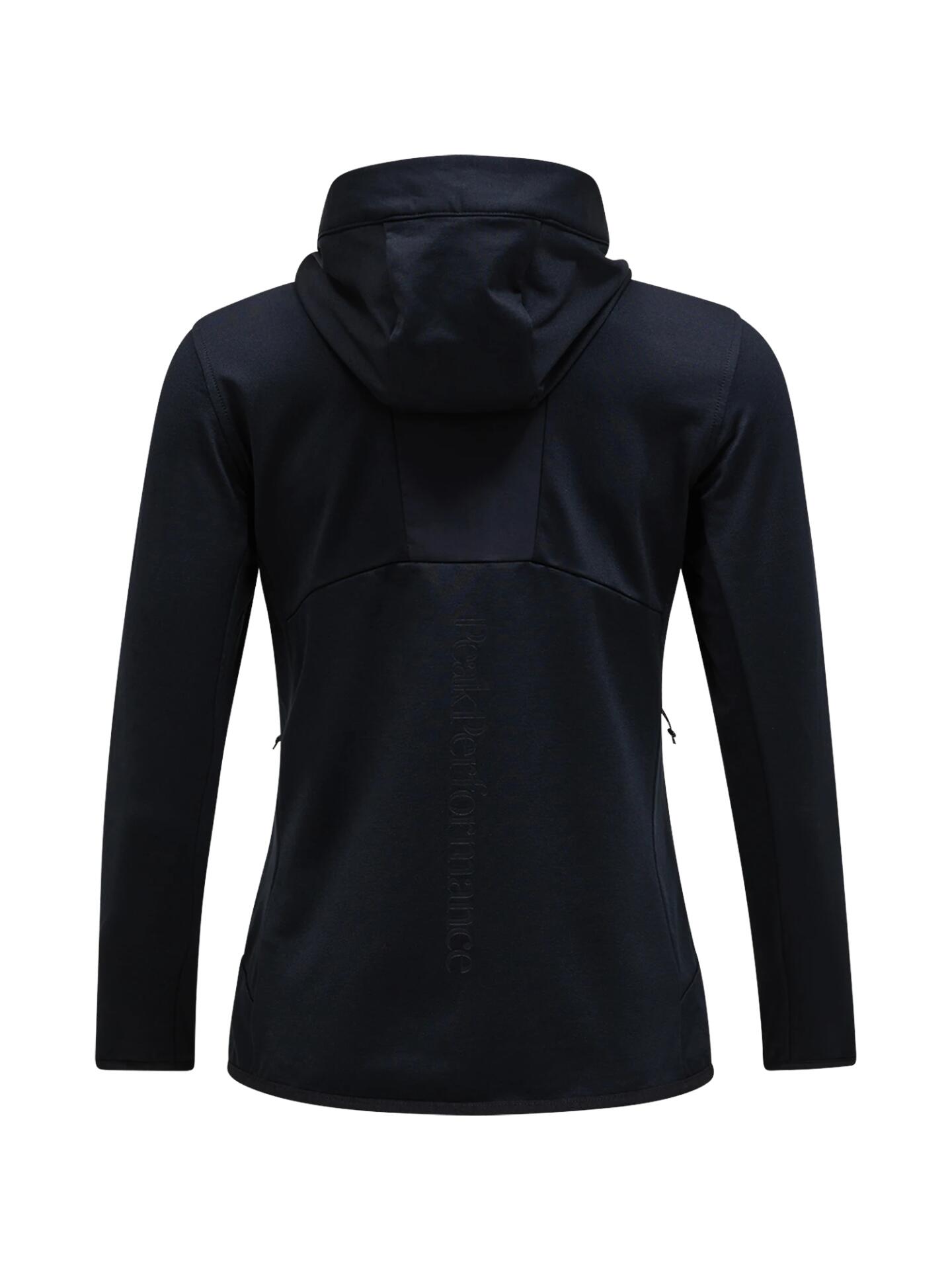Bluza Peak Performance damska Utility Light Zip Hood czarna - M 4/6