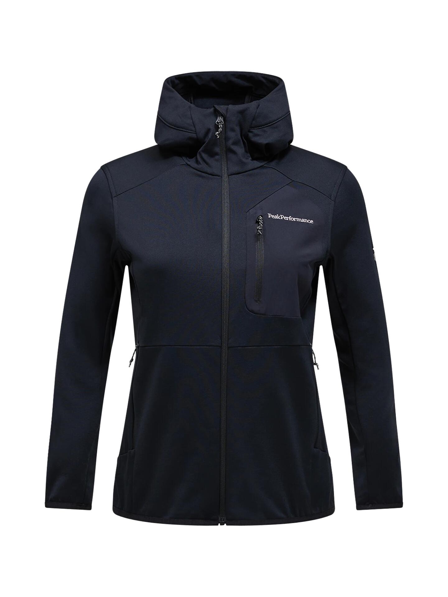 Bluza Peak Performance damska Utility Light Zip Hood czarna - M 3/6