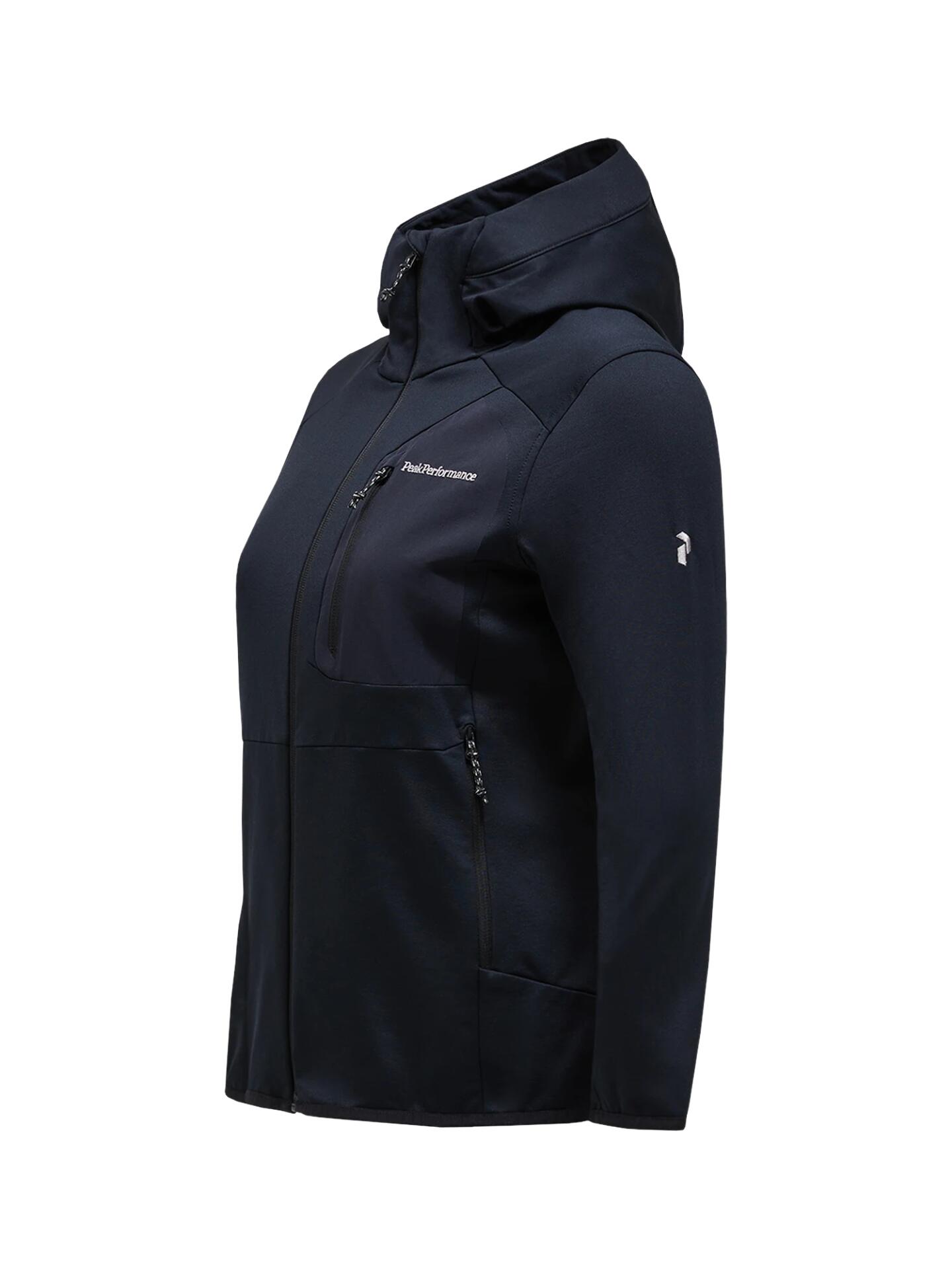 Bluza Peak Performance damska Utility Light Zip Hood czarna - M 5/6