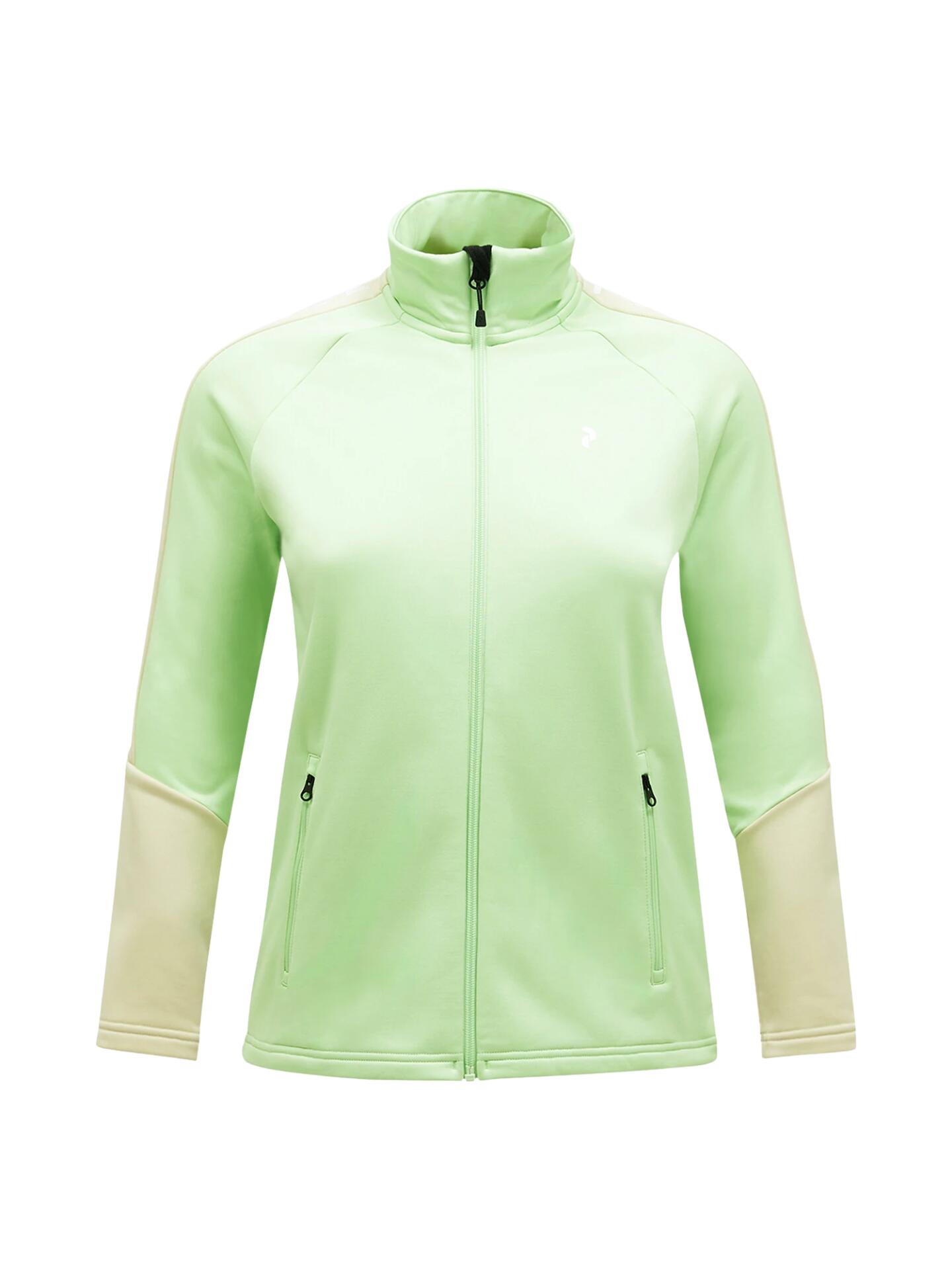 Bluza Peak Performance damska Rider Zip Jacket zielona - L 3/6