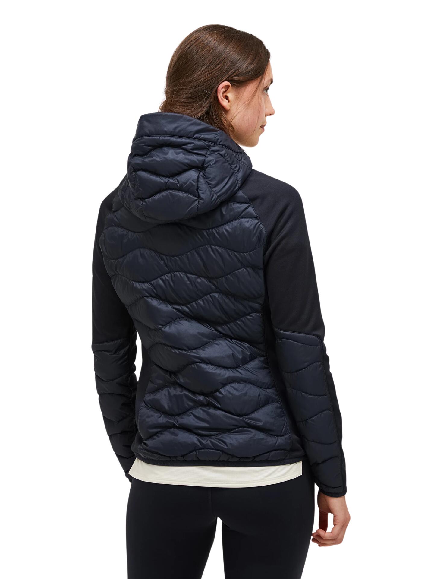 Kurtka Peak Performance puchowa damska Helium Down Hybrid Hood czarna - L 2/6