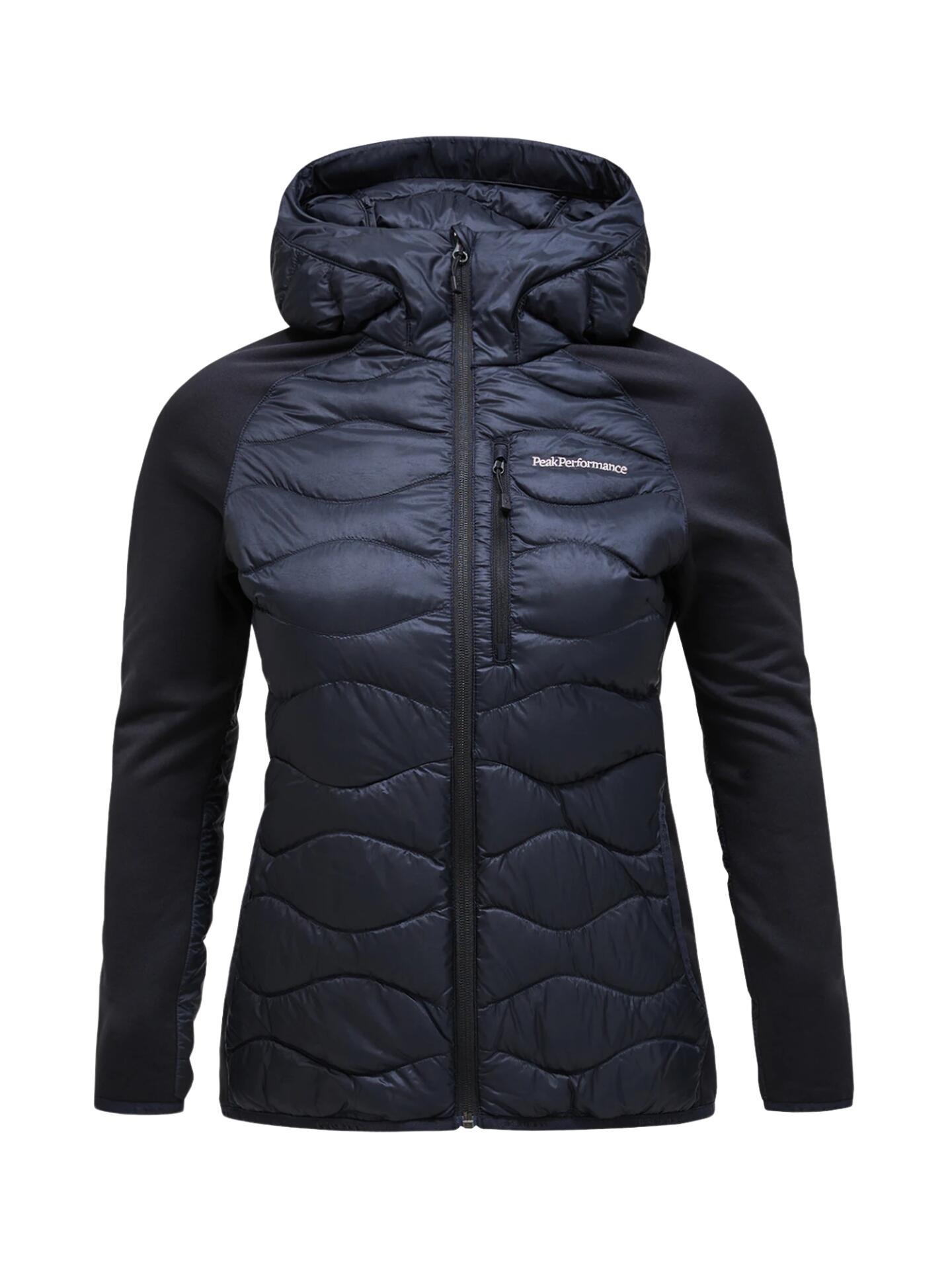 Kurtka Peak Performance puchowa damska Helium Down Hybrid Hood czarna - L 3/6
