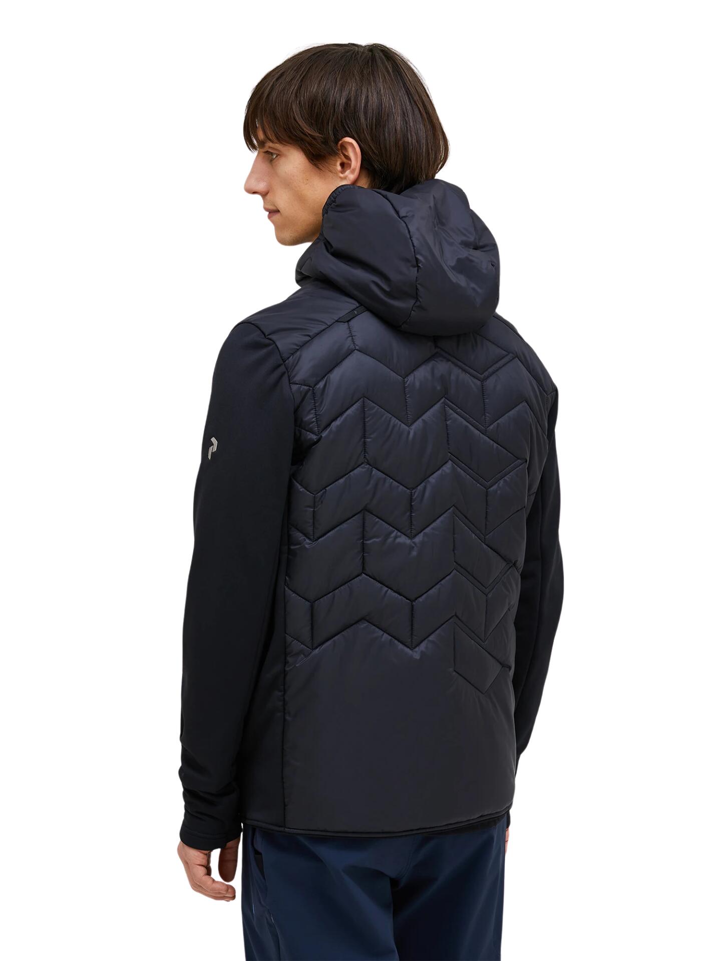 Kurtka Peak Performance męska Elevate Liner Hybrid Hood Jacket czarna - S 2/6
