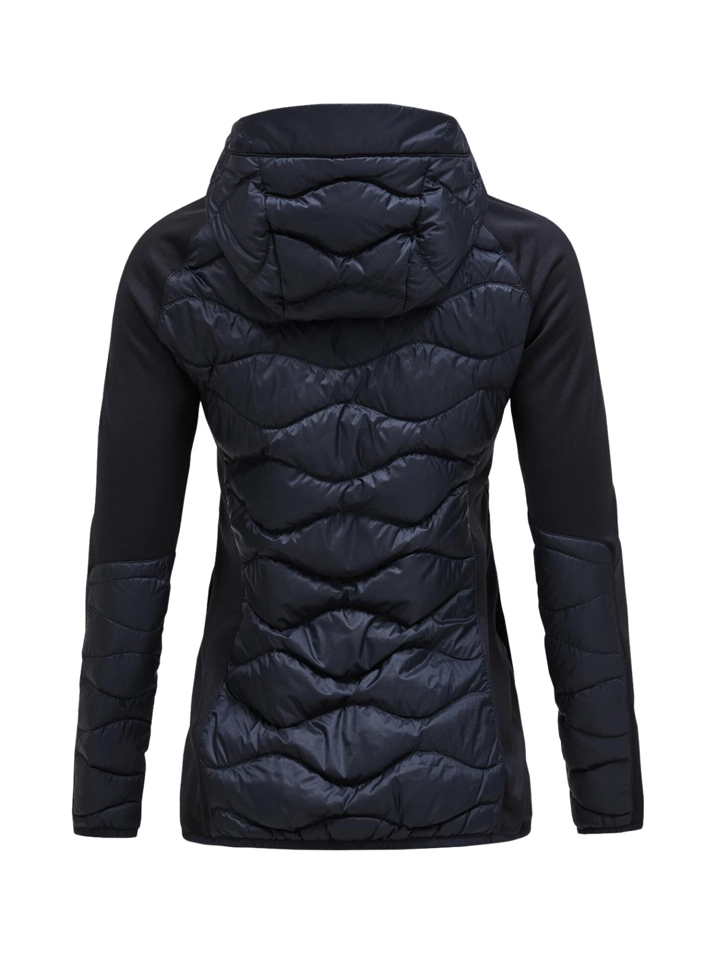 Kurtka Peak Performance puchowa damska Helium Down Hybrid Hood czarna - L 4/6