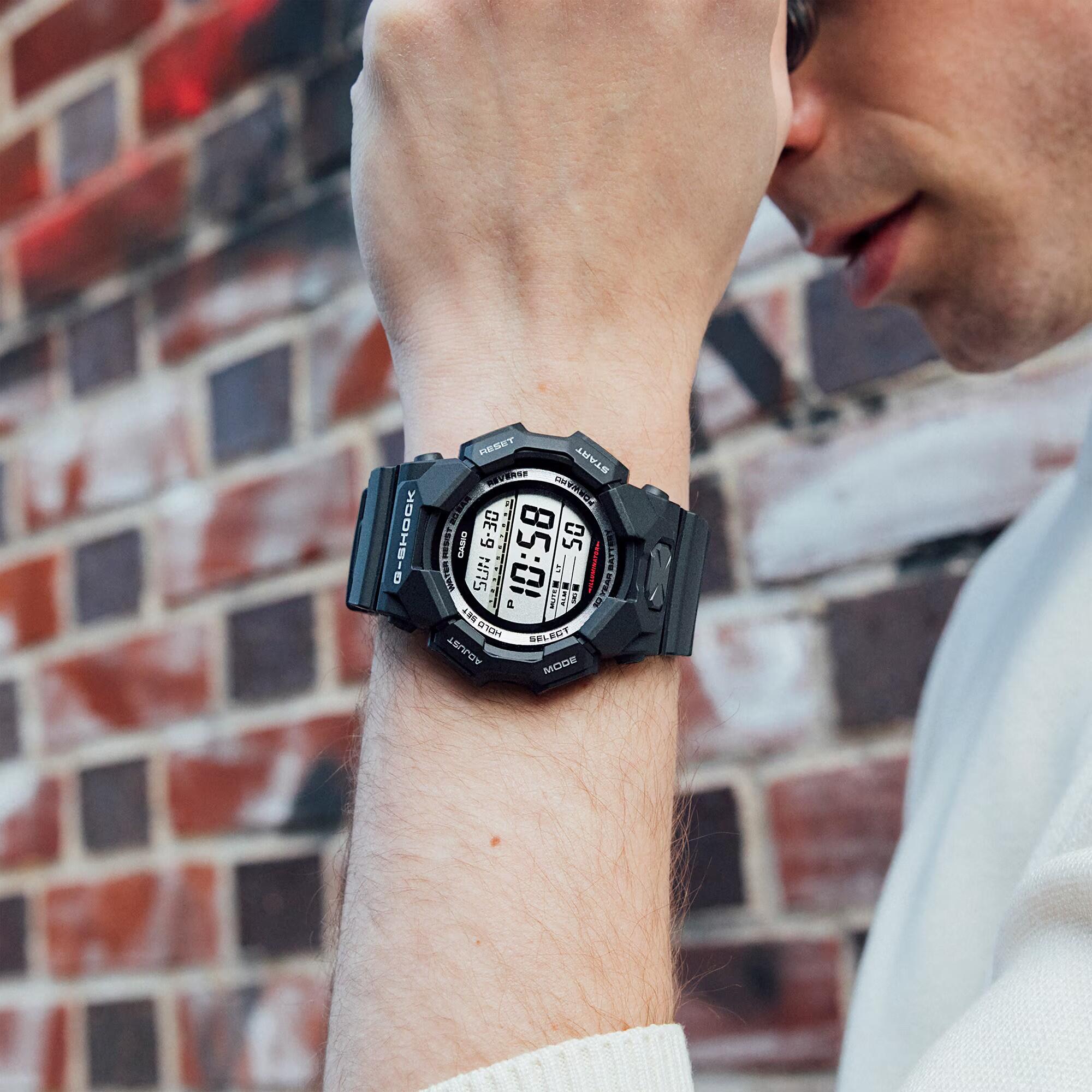 Casio Digital Montre Noir/LCD GD-010-1ER 5/6