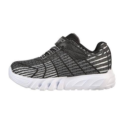 SKECHERS Infants S Lights Flex-Glow Elite Zapatillas Nino (400135N-BKGY) 4/4