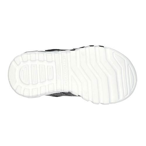 SKECHERS Infants S Lights Flex-Glow Elite Zapatillas Nino (400135N-BKGY) 3/4