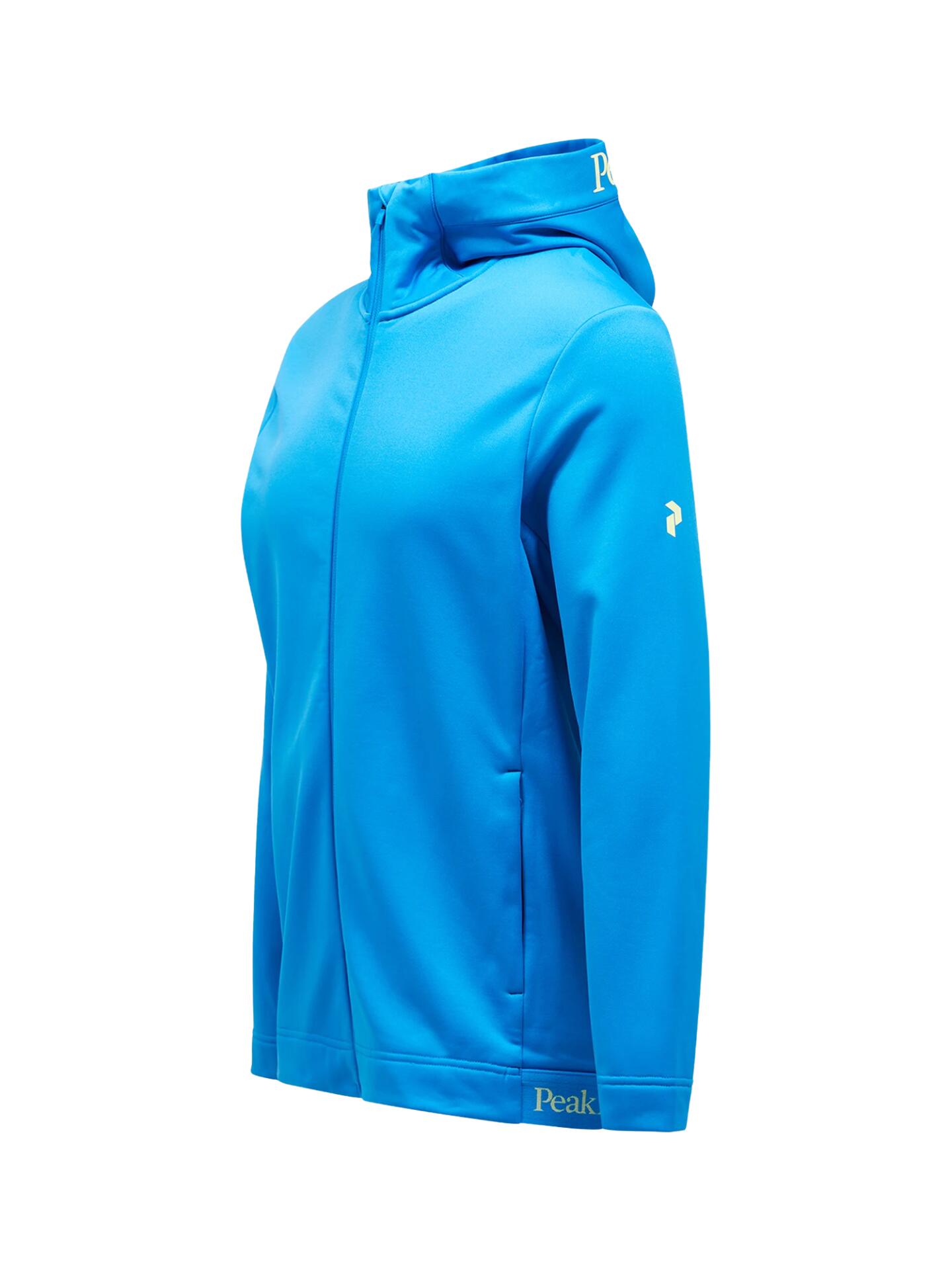 Bluza Peak Performance męska Rider Tech Zip Hood niebieska - M 5/6