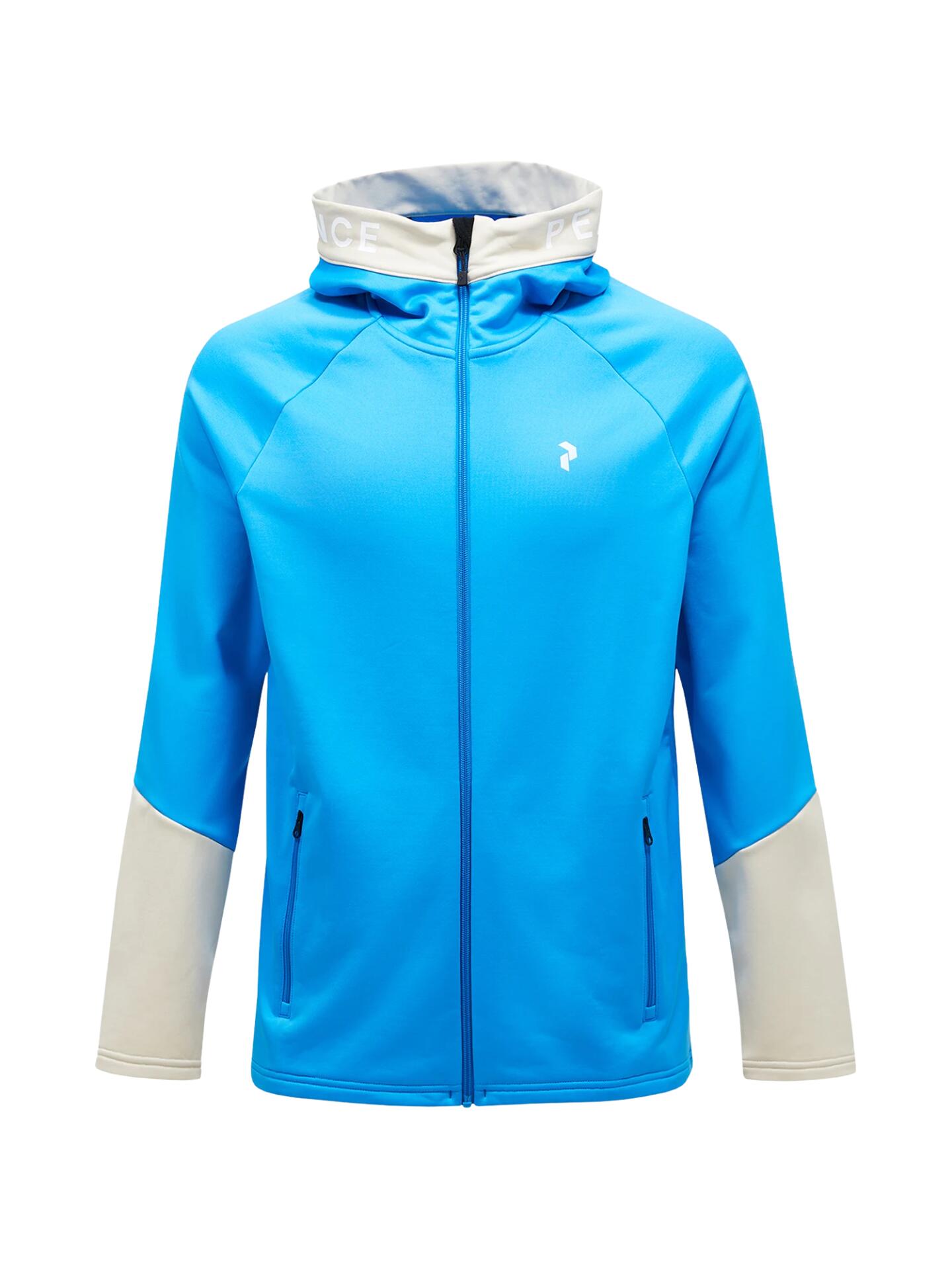 Bluza Peak Performance męska Rider Zip Hood niebieska - XXL 3/6