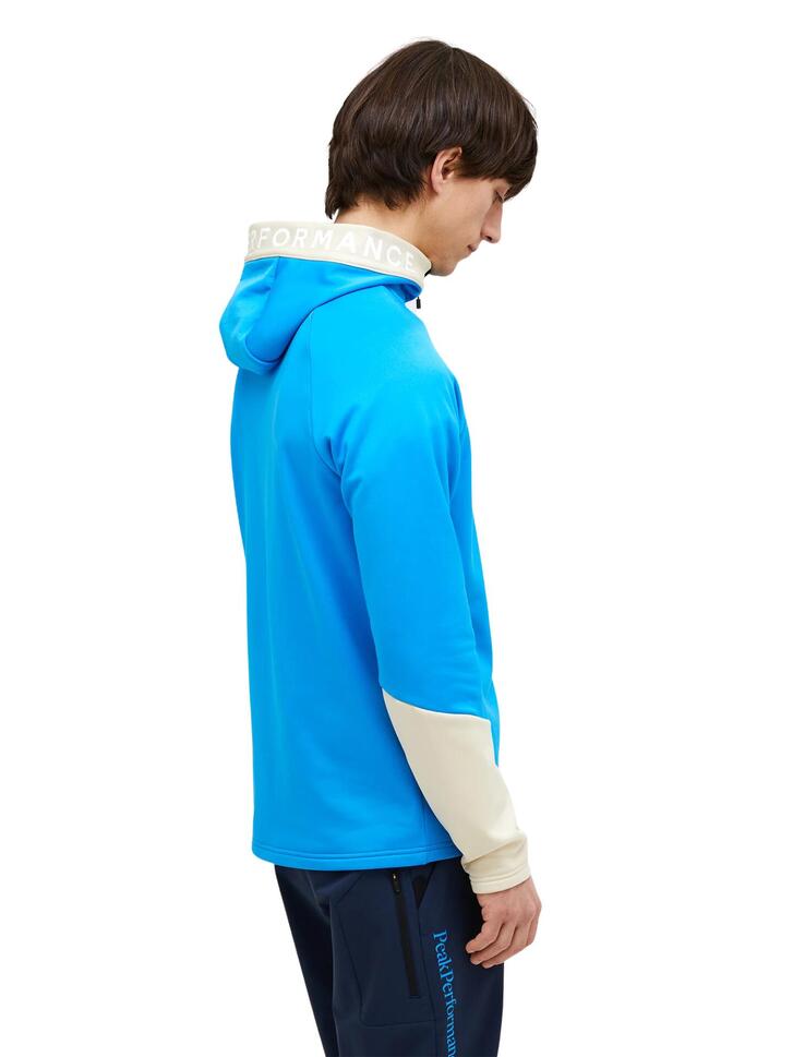 Bluza Peak Performance męska Rider Zip Hood niebieska - XL