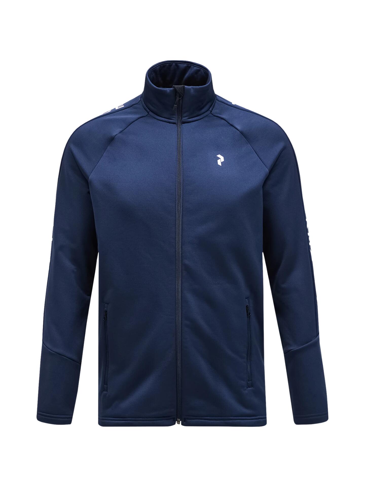Bluza Peak Performance męska Rider Zip Jacket granatowa - XL 3/6