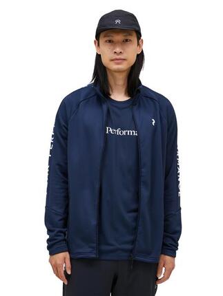 Bluza Peak Performance męska Rider Zip Jacket granatowa - L