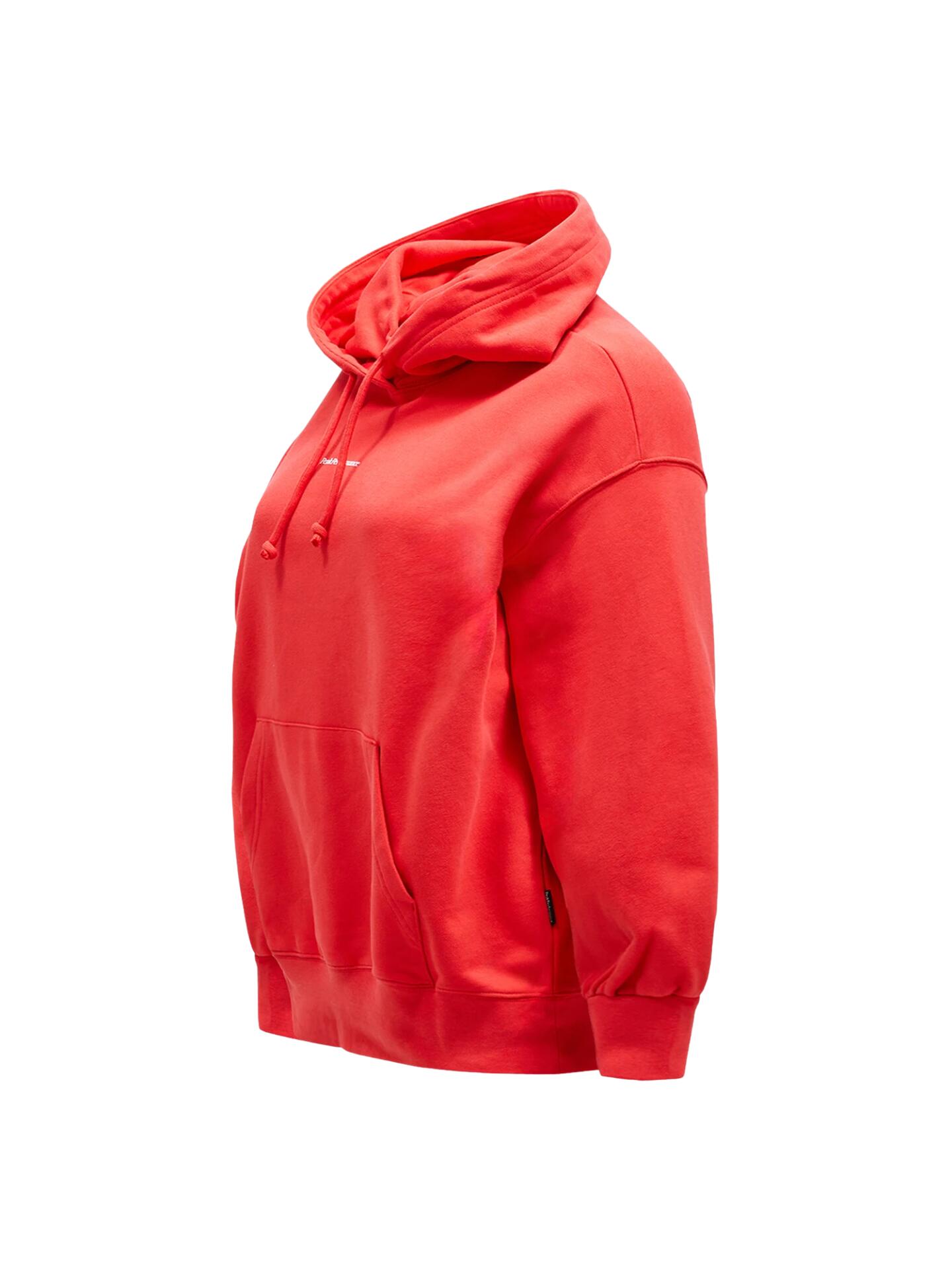 Bluza Peak Performance damska Original Terry Hood czerwona - M 5/7