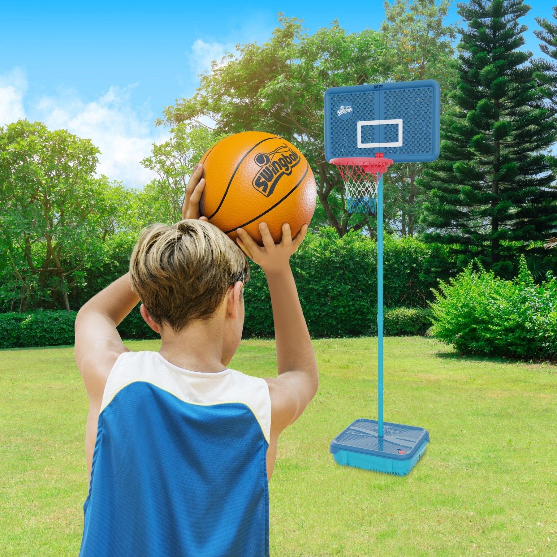 Swingball Basketballkorb für alle Oberflächen  Blau 4/7