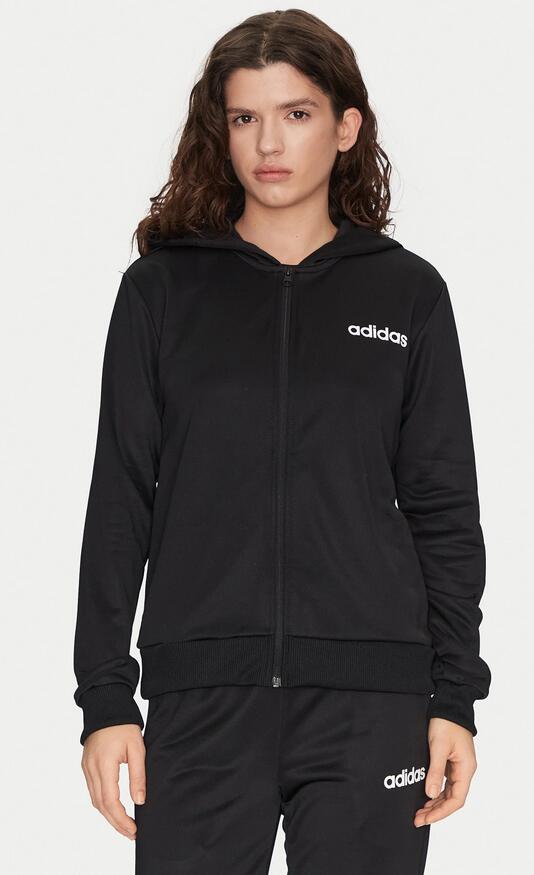 Tuta donna adidas linear - nero 4/6