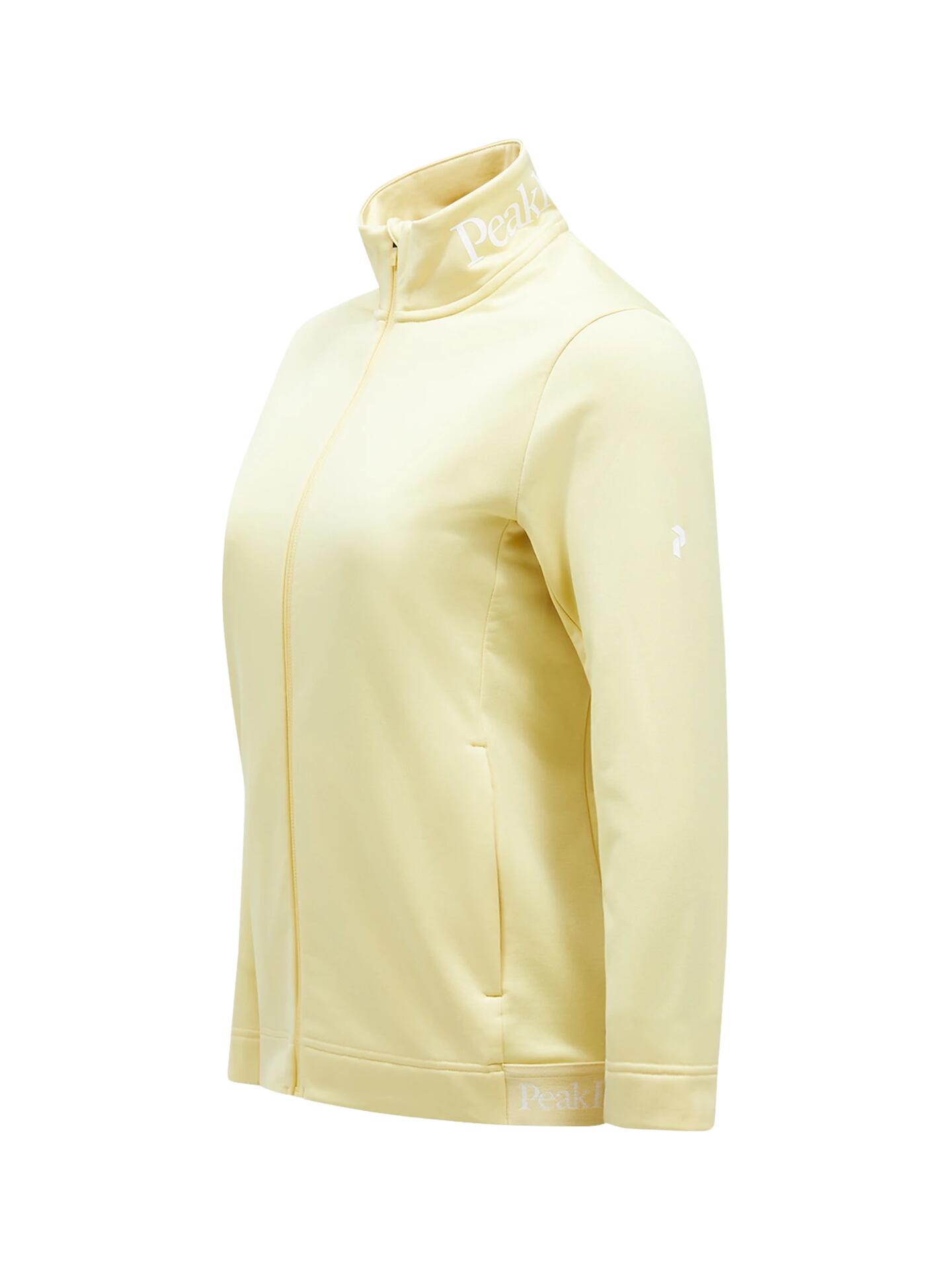 Bluza Peak Performance damska Rider Tech Zip Jacket żółta - L 5/6