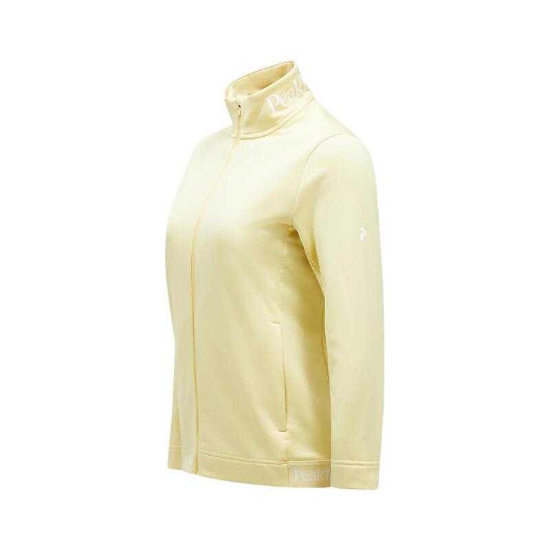 Bluza Peak Performance damska Rider Tech Zip Jacket żółta - L