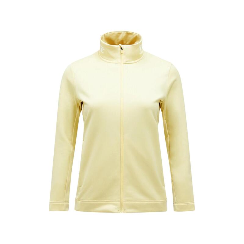 Bluza Peak Performance damska Rider Tech Zip Jacket żółta - L