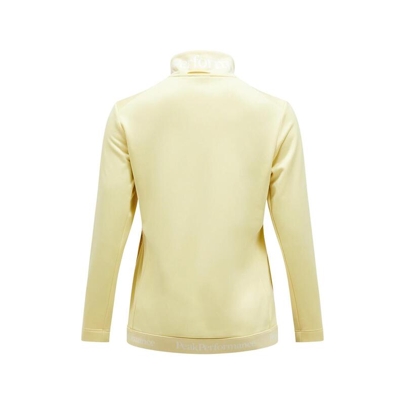 Bluza Peak Performance damska Rider Tech Zip Jacket żółta - L